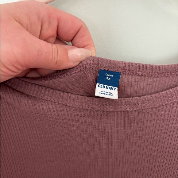 OLD NAVY Women’s Sleeveless Mauve Color Tank Top 3x - Picture 3 of 6